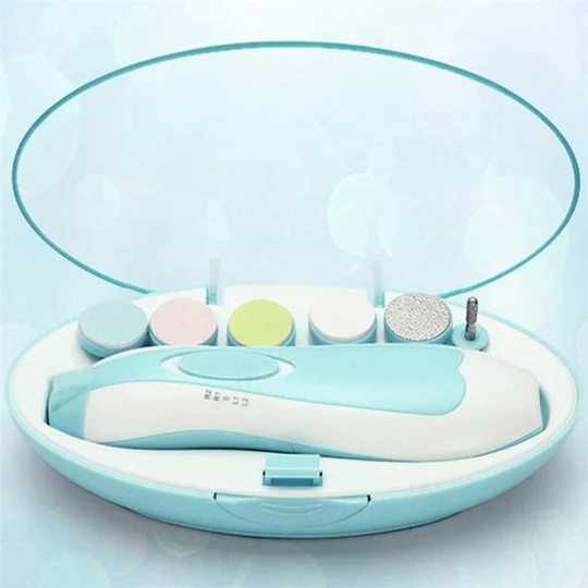 Electric Baby Nail Trimmer – Safe, Quiet & Gentle Nail File Kit for Newborns & Toddlers
